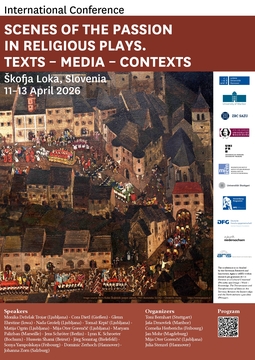 Mednarodna znanstvena konferenca Prizori pasijona v verskih igrah teksti – mediji – konteksti
